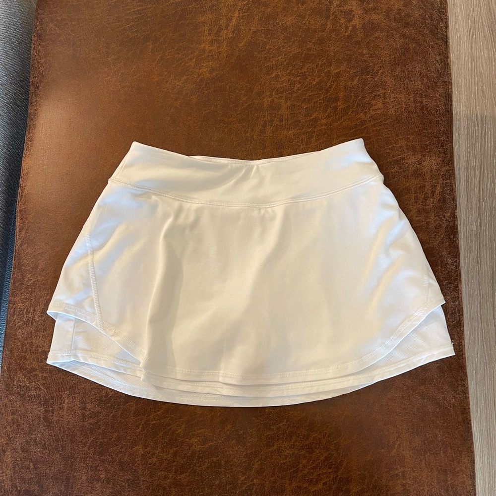 White Golf Skort